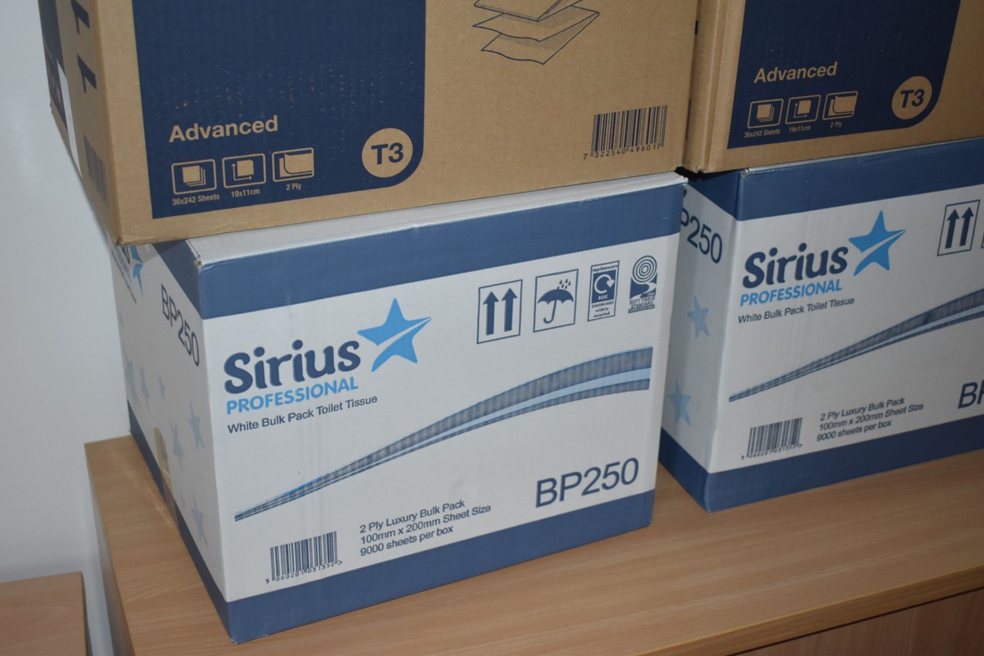 4 x Boxes of Tork & Sirius Toilet Paper - New and Sealed - Ref: FF135 U - CL544 - Location: Leeds, - Image 3 of 4