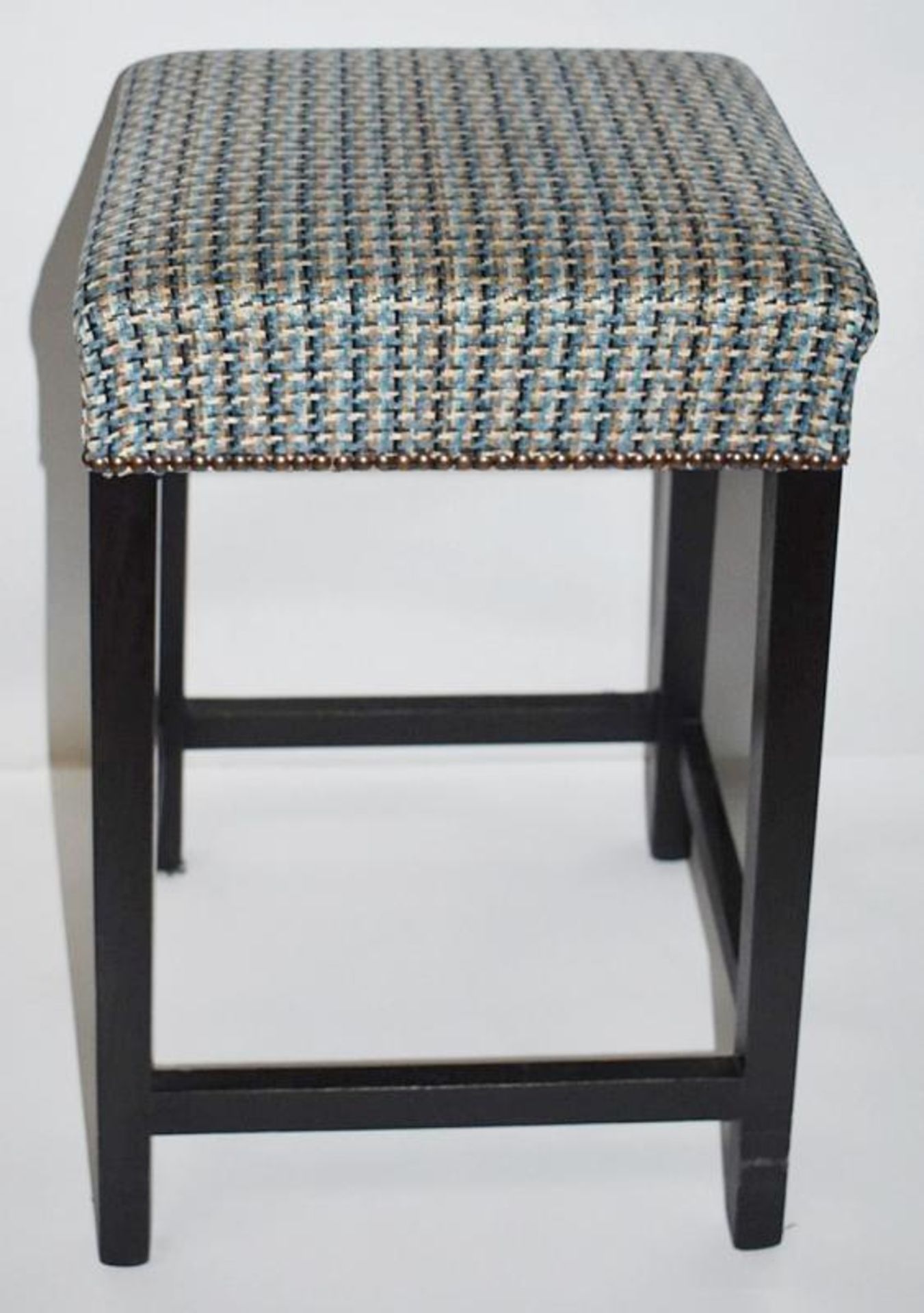 1 x Contemporary Bar Stool Upholstered In A Chic Designer Fabric - Recently Removed From A Famous De - Image 7 of 7