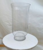 4 x Hurricane Vases - Dimensions: 38cm (h) x 21cm(w) - Pre-owned - CL548 - Location: Near Market