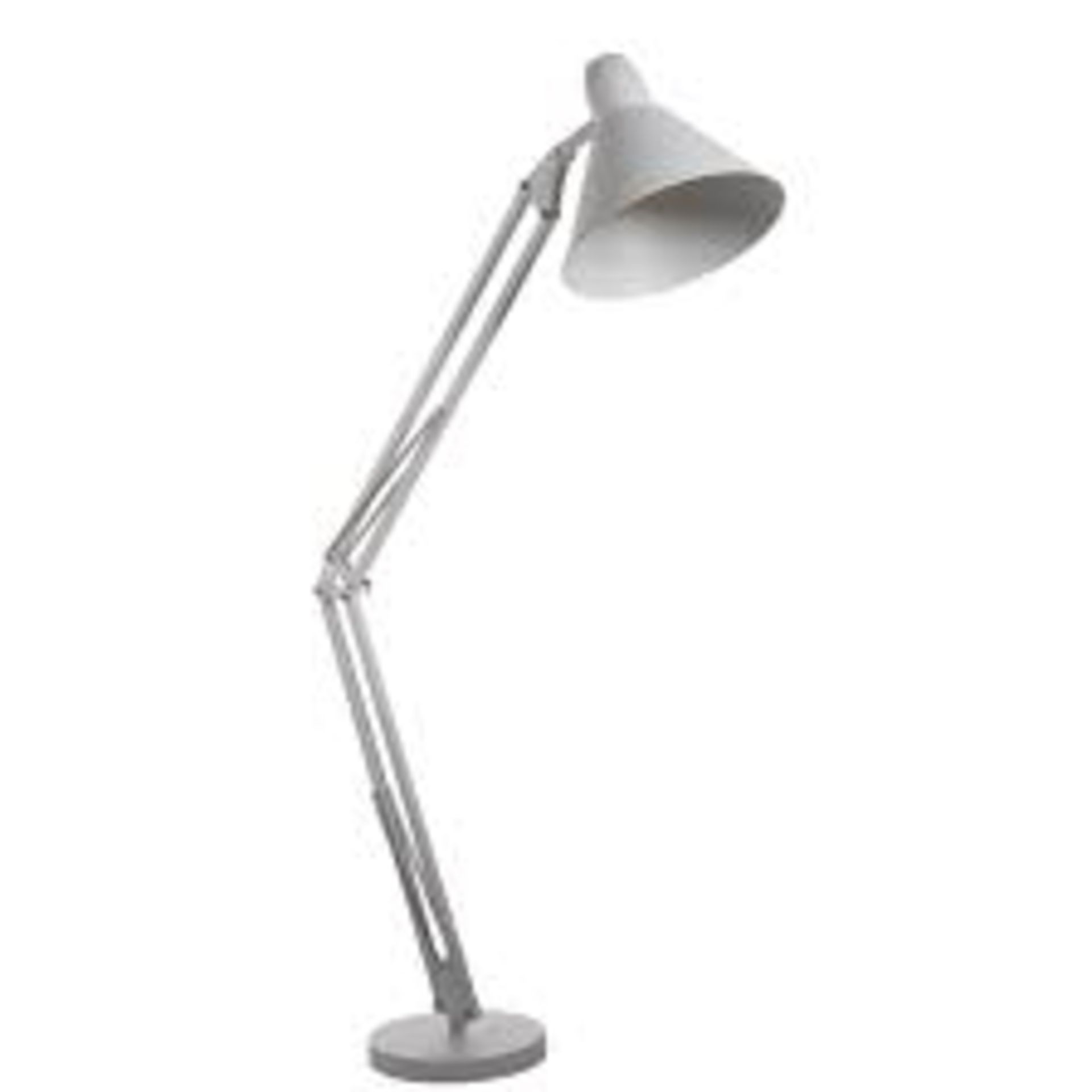 1 x Searchlight Hobby Floor Lamp in matt white- Ref: 7073WH - New and Boxed - RRP: £180 - Image 3 of 4