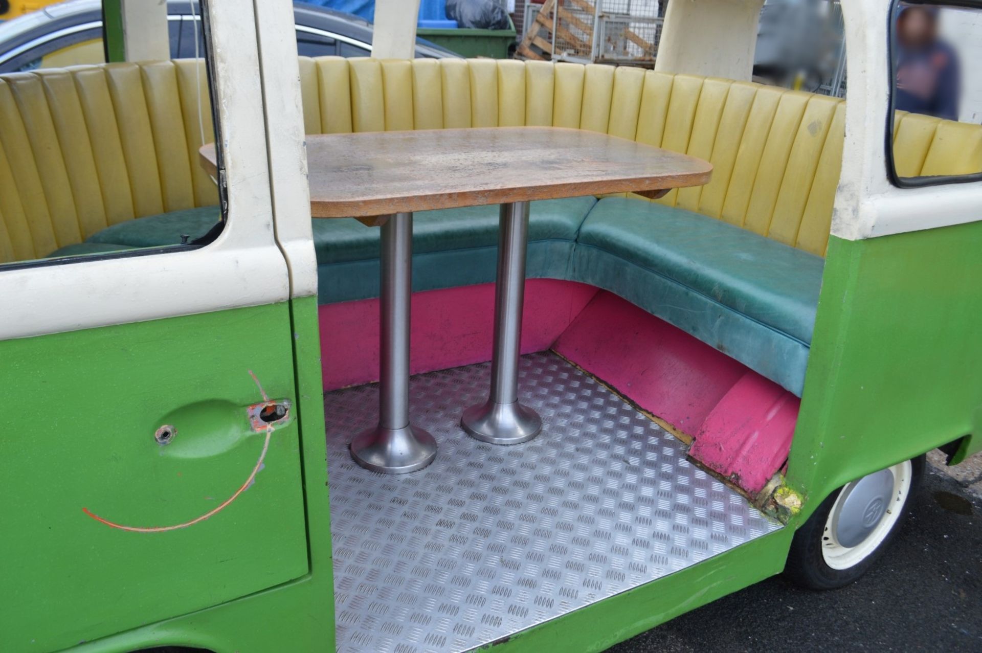 1 x Converted VW Camper Restaurant Seating Booth - Dimensions: D165 x W400 x H180cm - Image 14 of 21