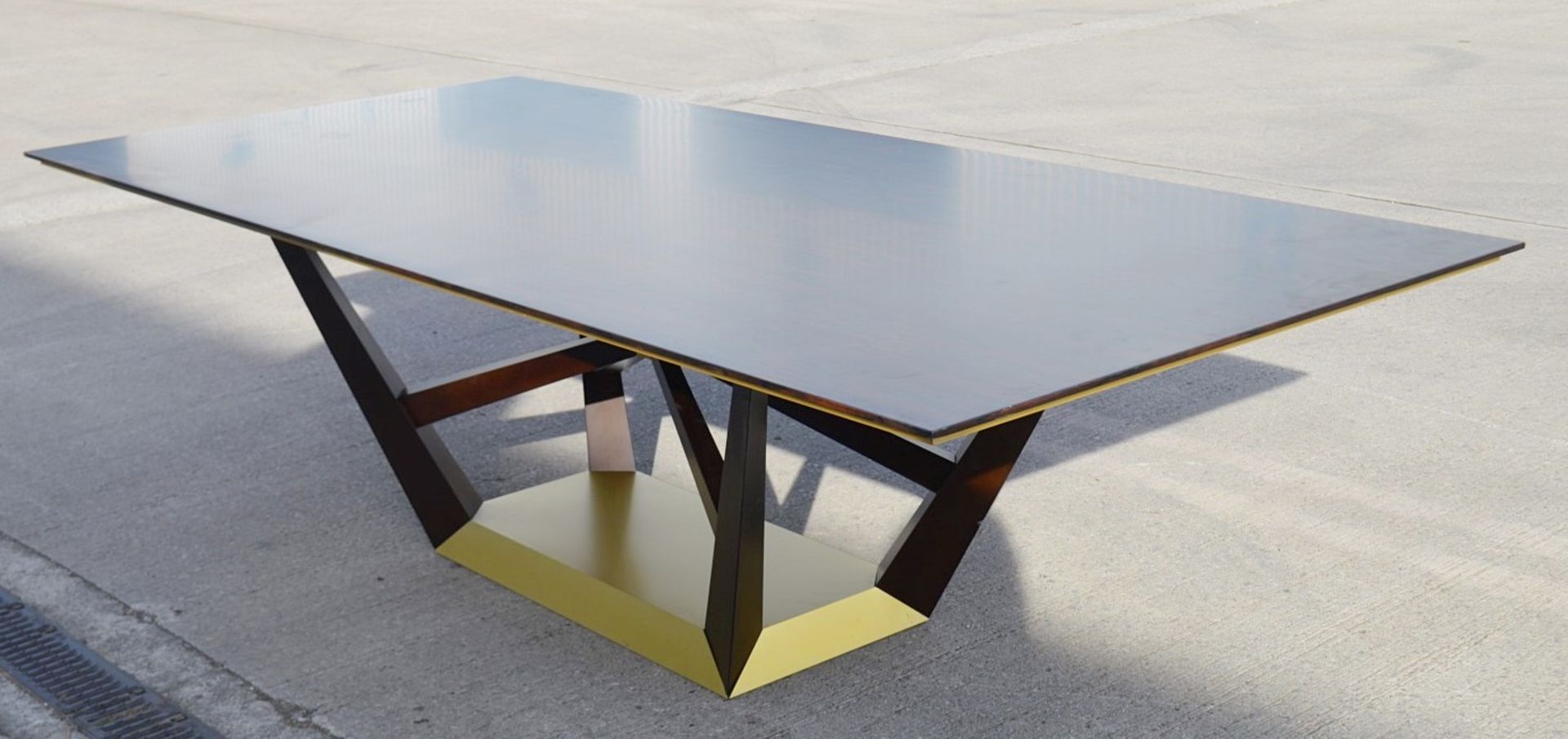 1 x PORADA Ellington Dining Table - 2.6 Metres In Length - Ref: 5568978/5568980 BK3/2909 - Image 2 of 9