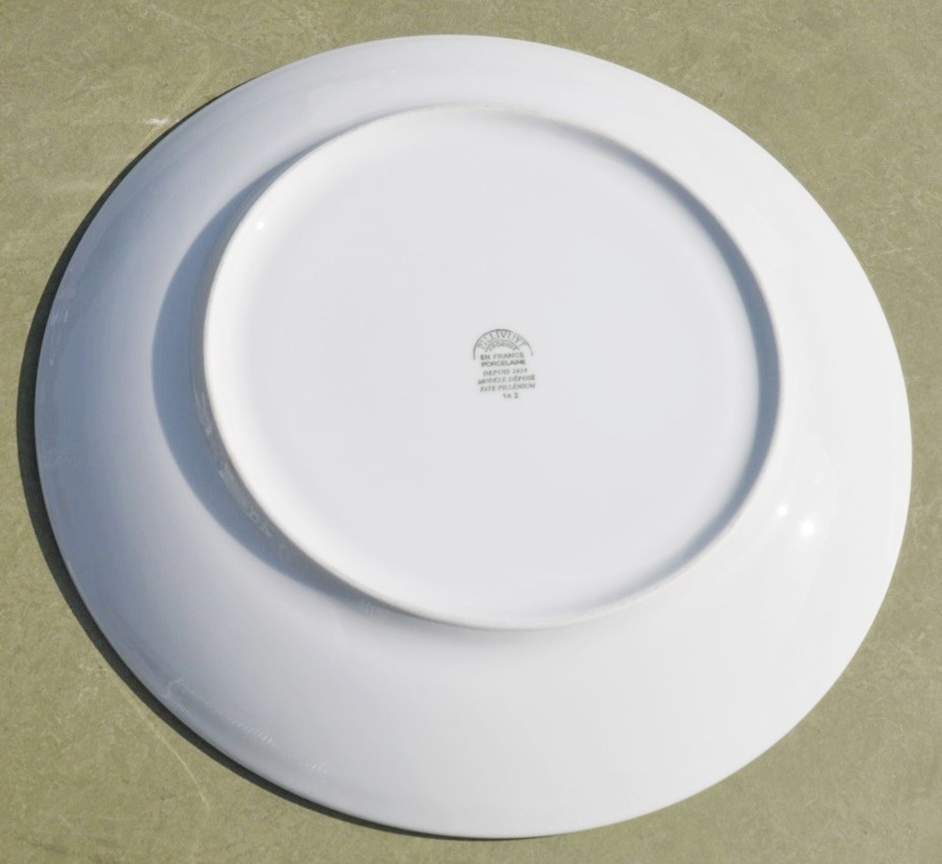 20 x PILLIVUYT Round 27cm Commercial Porcelain Dinner Plates In White - Made In France - Recently - Image 2 of 6