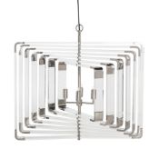 1 x Sonder Living Spiral Acrylic 7-Layer Light With Nickel Finish - New Boxed Stock - Ref: FG1007211