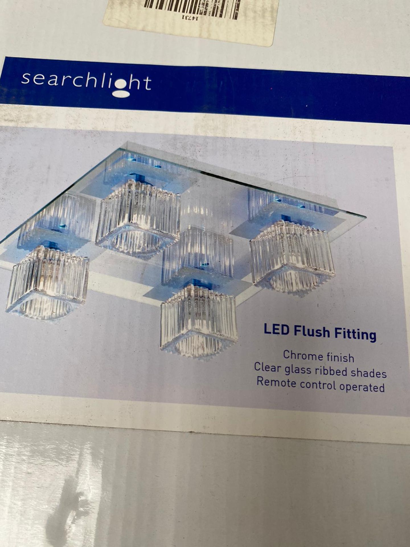 1 x Searchlight LED Flush Fitting in chrome - Ref: 1934-4CC- New and Boxed - RRP: £120 - Image 2 of 4