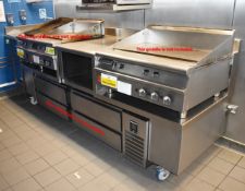 1 x Stainless Steel Bespoke Cook Station - Ideal For Dark Take Away / Delivery Kitchen - See Details