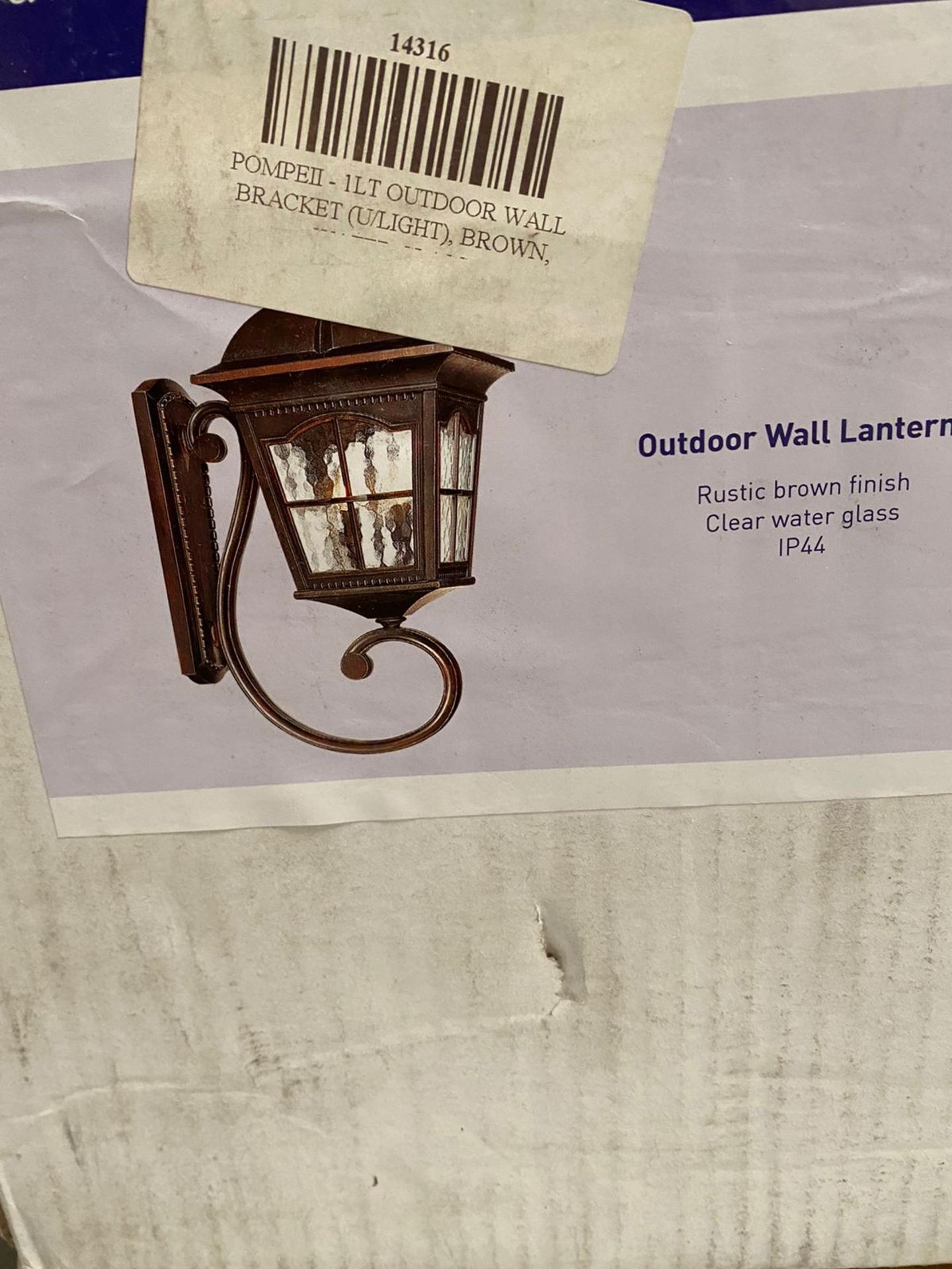 1 x Searchlight Outdoor Wall Lantern in Rustic Brown - Ref: 1571BR - New and Boxed - RRP: £110 - Image 3 of 4