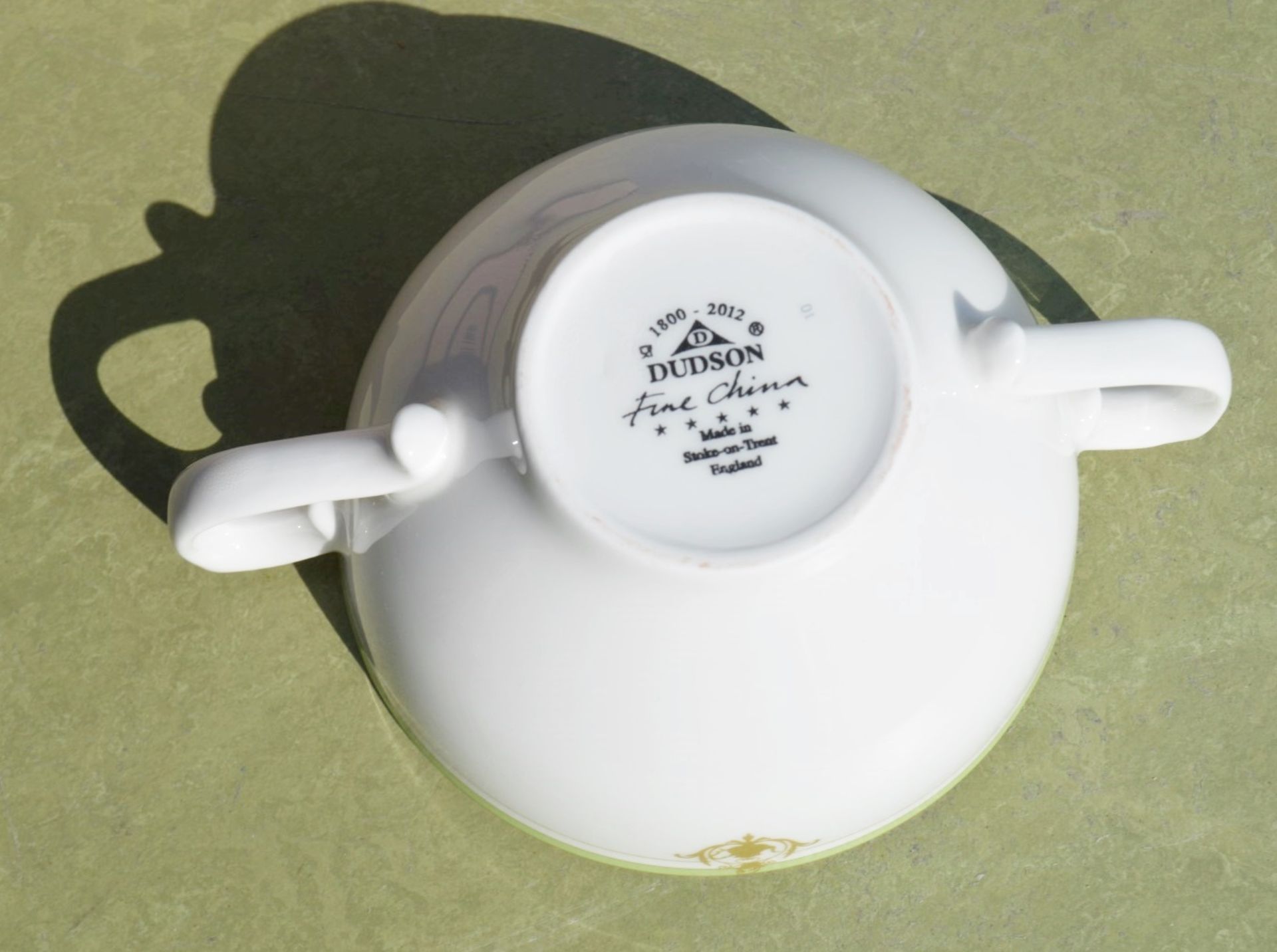 36 x DUDSON Fine China 'Georgian' 2-Handle Soup Cups With 'Famous Branding' - 10oz / 28cl - Recently - Image 7 of 8