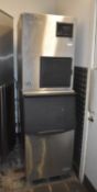 1 x Hoshizaki FM-170AKE-N-SB Upright Ice Machine With B-301SA Storage Bin - 240v - RRP £3,200 - Ref: