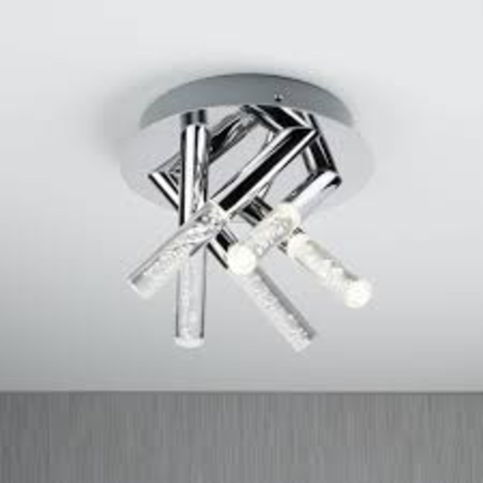1 x Searchlight 5 light chrome ceiling light - Ref: 2375-5CC - MEZ-AR-A - New Boxed - RRP: £148.80 - Image 2 of 3