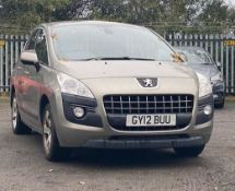 2012 Peugeot 3008 1.6 HDi Active SUV 5dr MPV - CL505 - NO VAT ON THE HAMMER