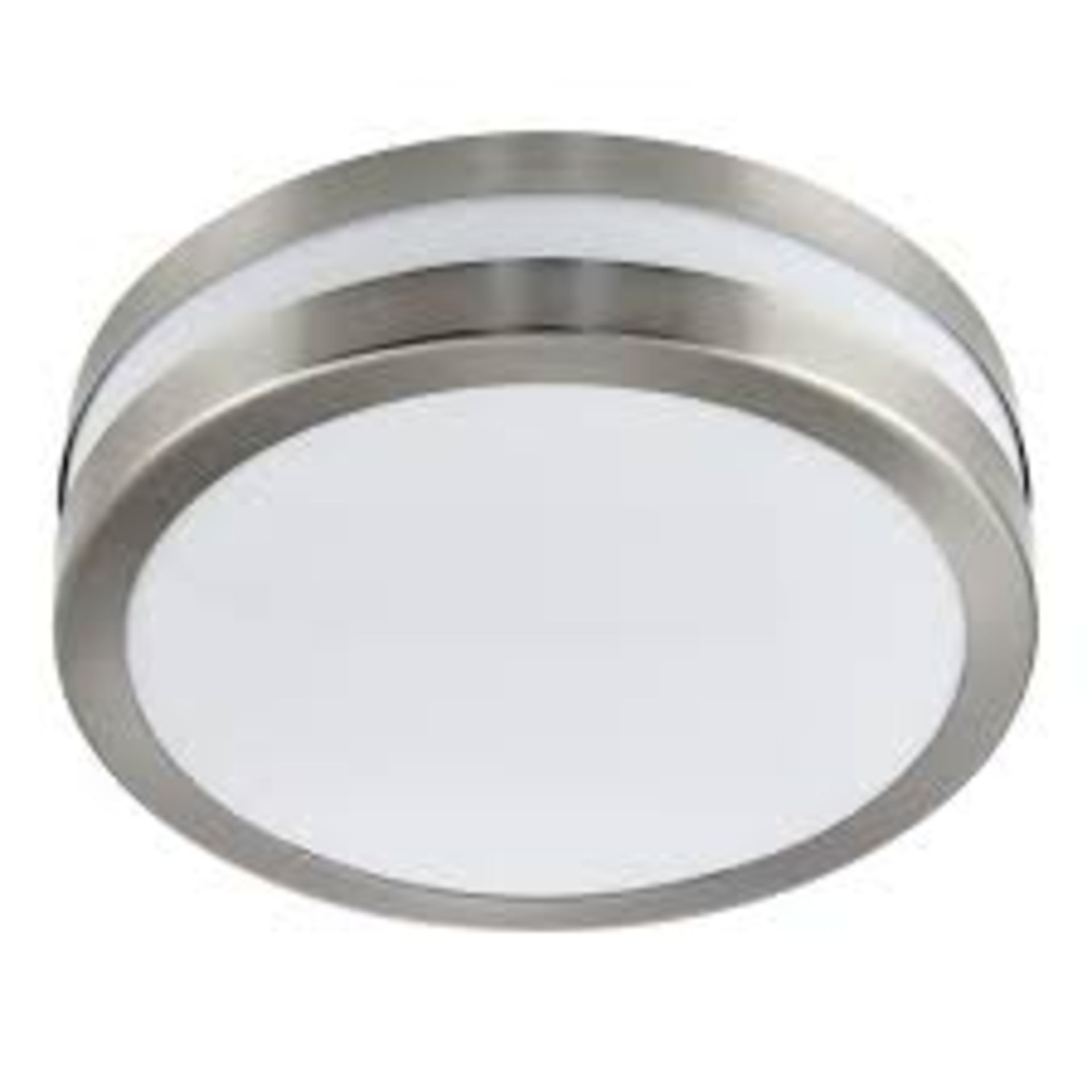 1 x Searchlight Circular Bathroom Flush in satin silver - Ref: 2641-28 - New and Boxed - RRP: £75 - Image 3 of 4