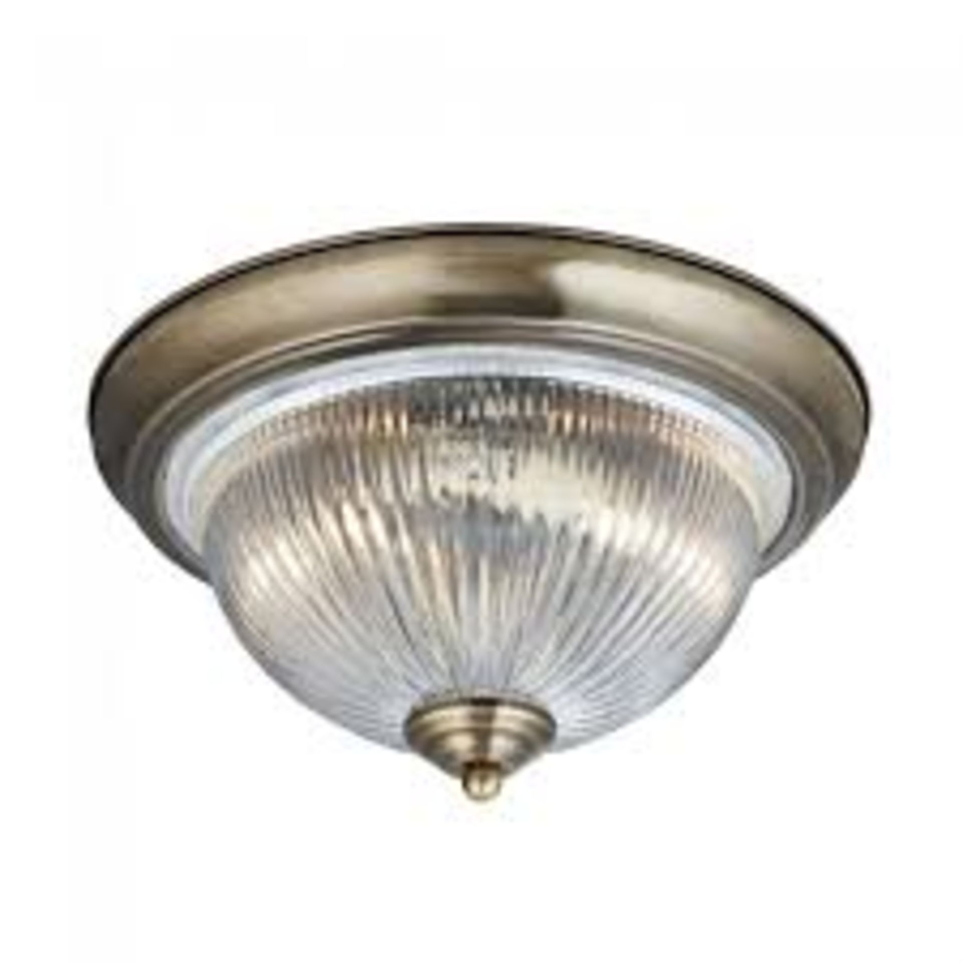 1 x Searchlight Bathroom Flush in Antique Brass - Ref: 4370 - New and Boxed stock - RR: £50 - Image 3 of 4