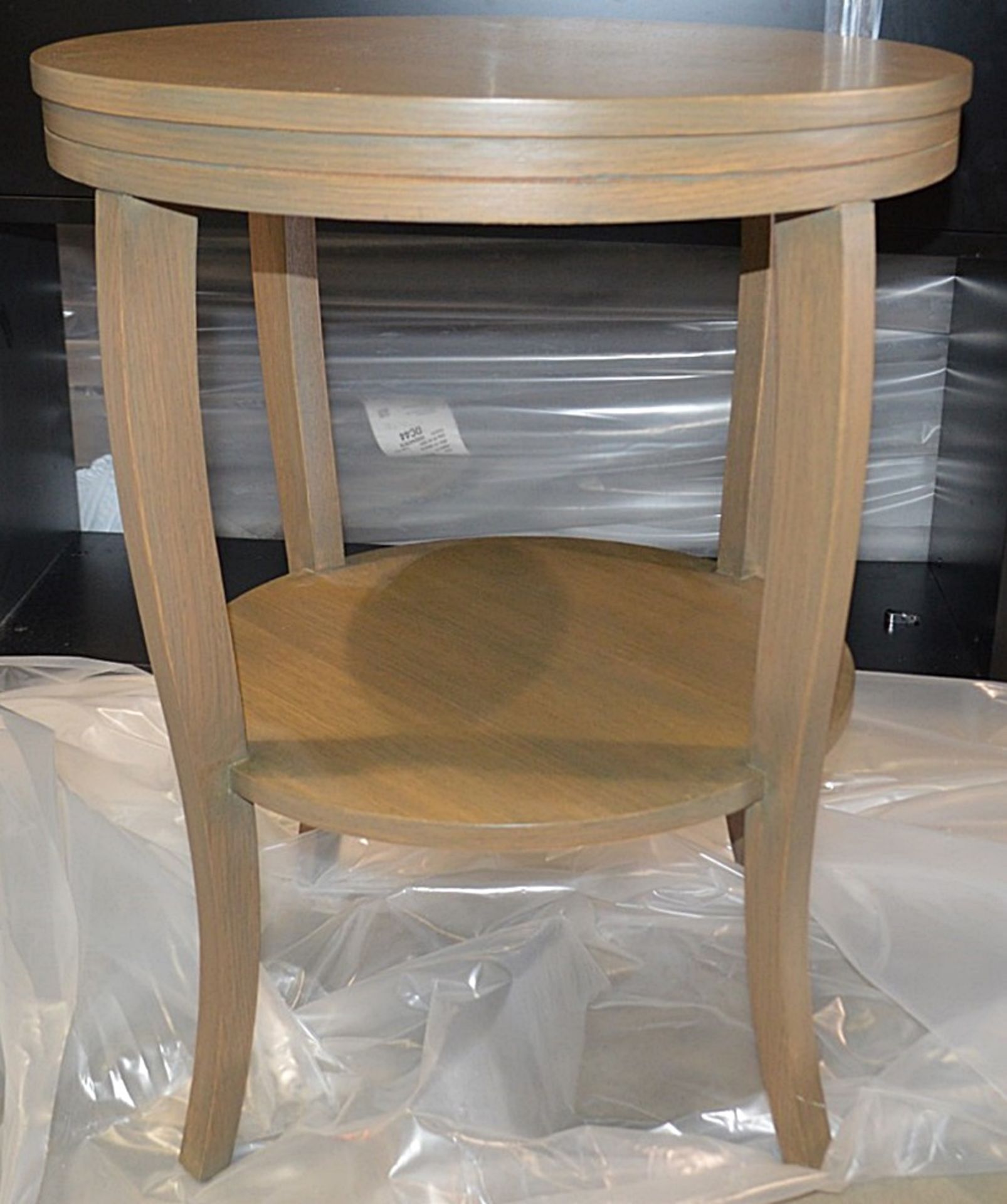 1 x JUSTIN VAN BREDA 'Monroe' Designer Occasional Table In Stained Oak Finish - Image 5 of 6