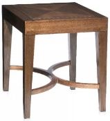 1 x JUSTIN VAN BREDA 'Alexander' Mahogany Occasional Side Table - Dimensions: W60 x D50 x H51cm