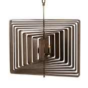 1 x Sonder Living 10-Layer Spiral Walnut Light Sculpture by Nellcote Studio - New Boxed Stock - Ref: