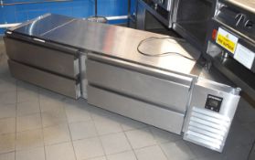 1 x Precision HUBC422 Under Broiler Refrigerated Counter - RRP £3,900 - Size H54 x W200 x D67