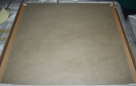 12 x Boxes of RAK Porcelain Floor or Wall Tiles - Concrete Design in Clay Brown - 60 x 60 cm Tiles