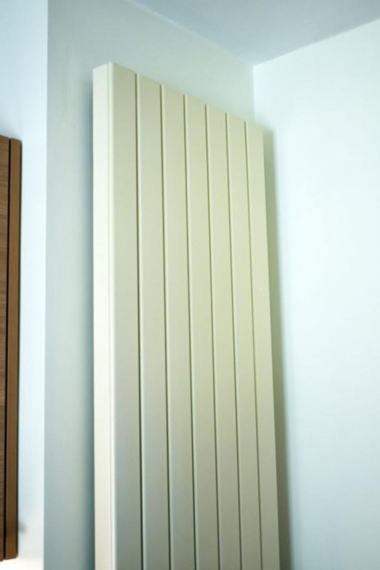 1 x Jaga Vertical Wall Panel Radiator With Vale - Cream Finish Suitable For All Interiors - H200 x W - Image 8 of 9