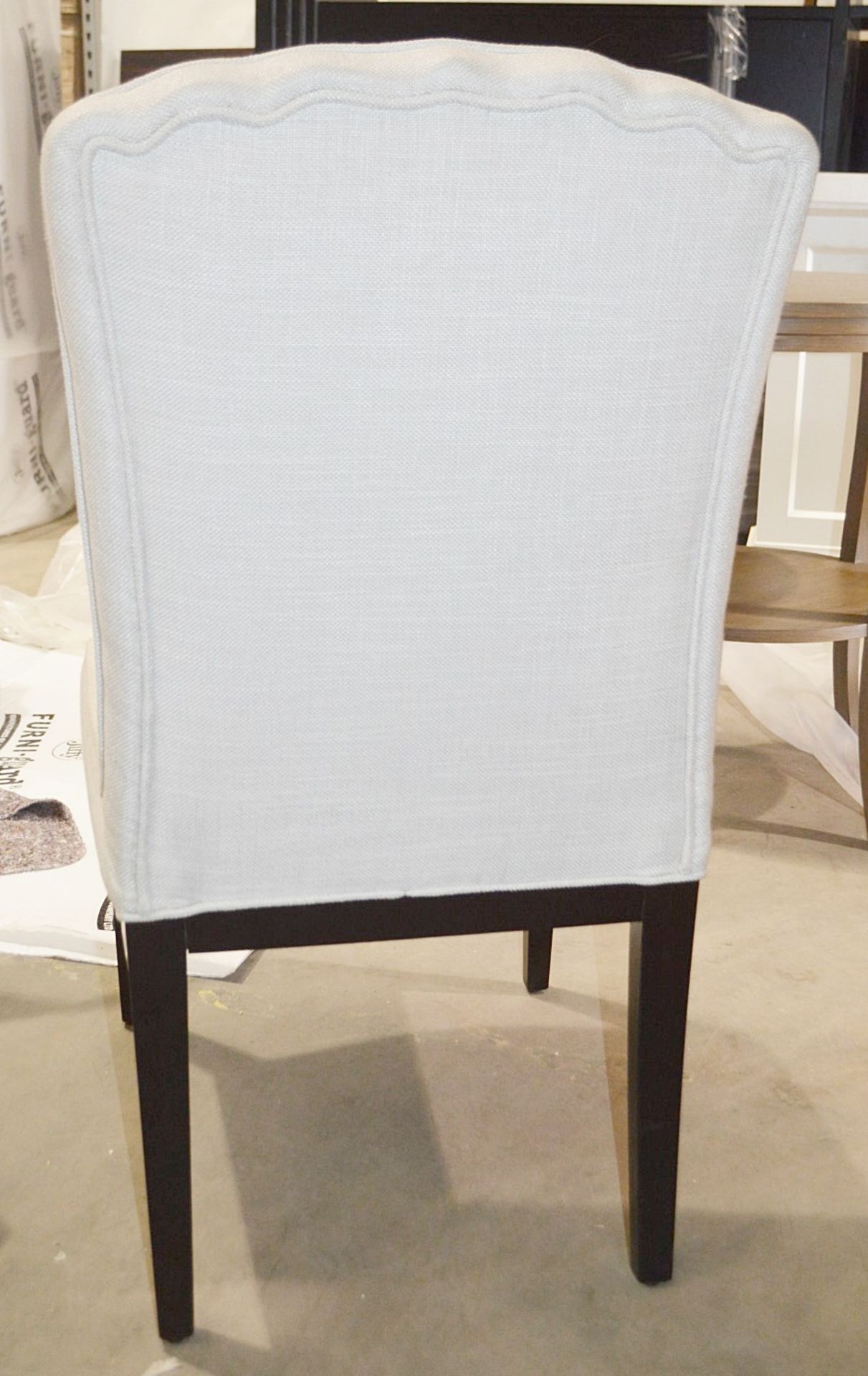 1 x JUSTIN VAN BREDA 'Charlotte' Fabric Upholstered Chair With Dark Grey Oak Frame - Original Price - Image 6 of 7