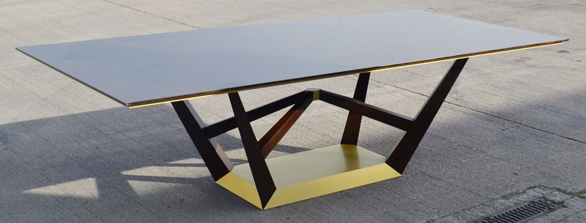 1 x PORADA Ellington Dining Table - 2.6 Metres In Length - Ref: 5568978/5568980 BK3/2909 - Image 3 of 9