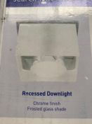 3 x Searchlight Recessed Downlight in a chrome finish - Ref: 8050R-1CC - New and Boxed stock