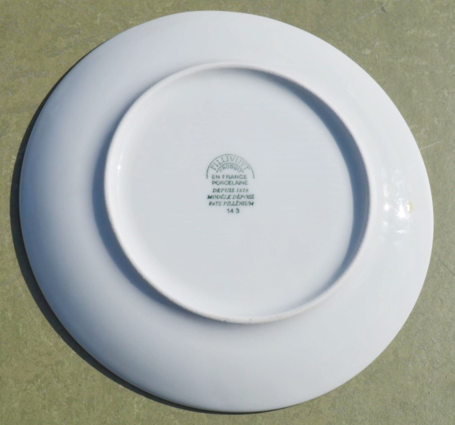 20 x PILLIVUYT Round 16cm Commercial Porcelain Bread / Cake Plates In White - Made In France - - Image 2 of 4