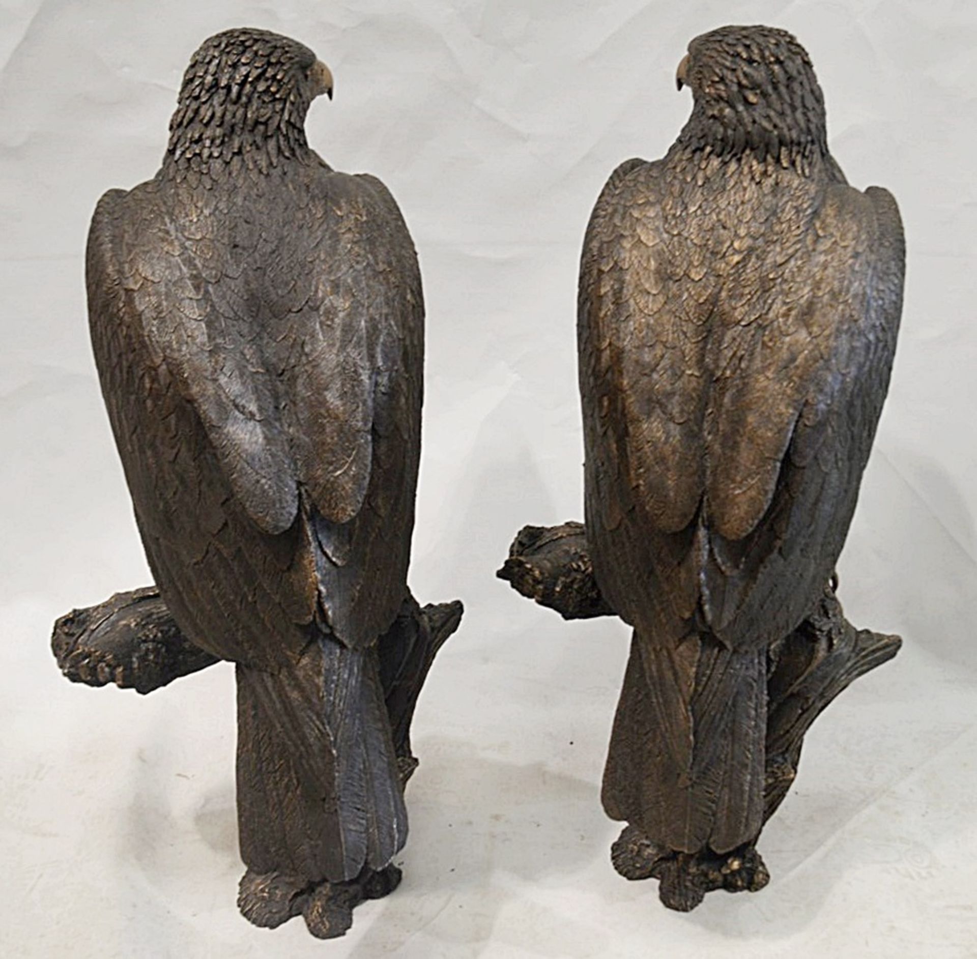 A Pair Of Stefano Ricci Ornamental 1-Metre Tall Eagle Statues - Unique And Beautiful Designer - Image 3 of 4