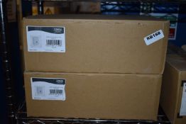 2 x Zenith 151400 Plastic C-Fold Paper Towel Dispensers - New and Boxed - Ref: RB168 - CL558 -