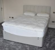1 x Bensons King Size Diven Bed With Headboard and Kenova King Size Mattress With Protector - NO VAT