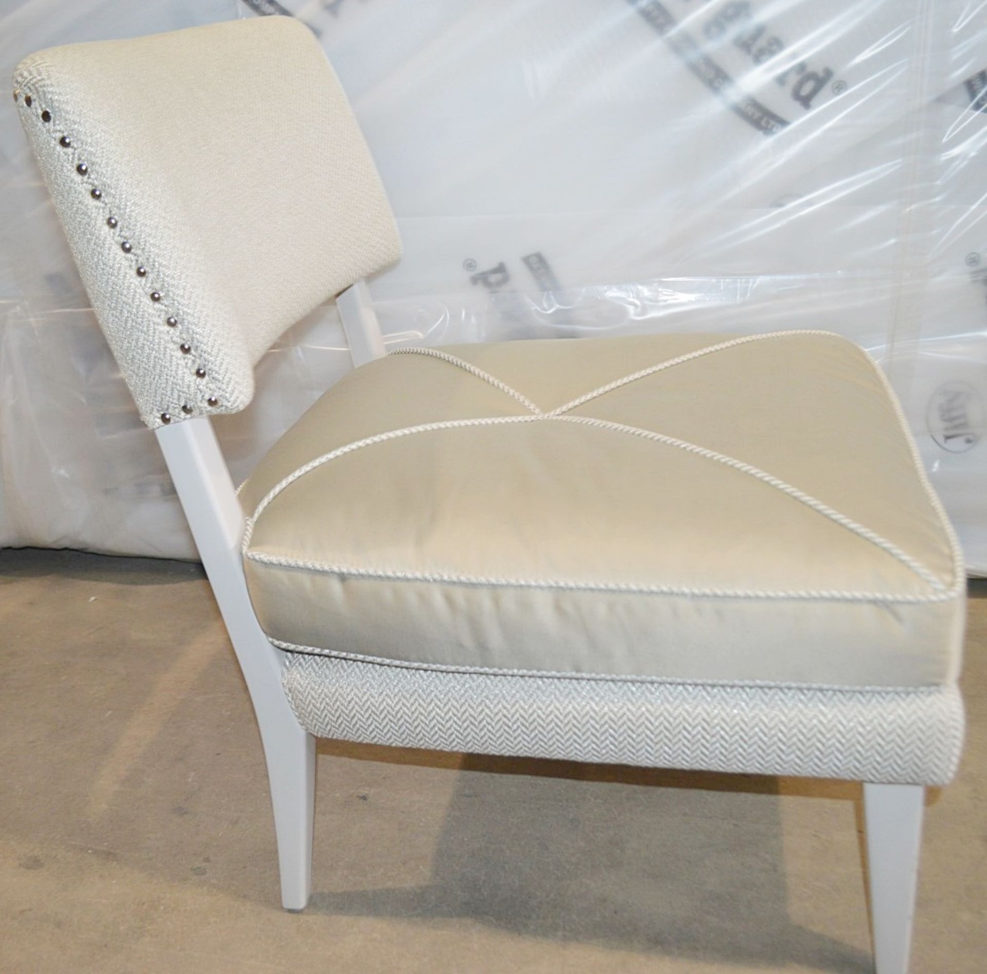 1 x FRATO 'Basel' Designer Velvet Upholstered Easy Chair - Original Price £1,259.00 - Image 3 of 7