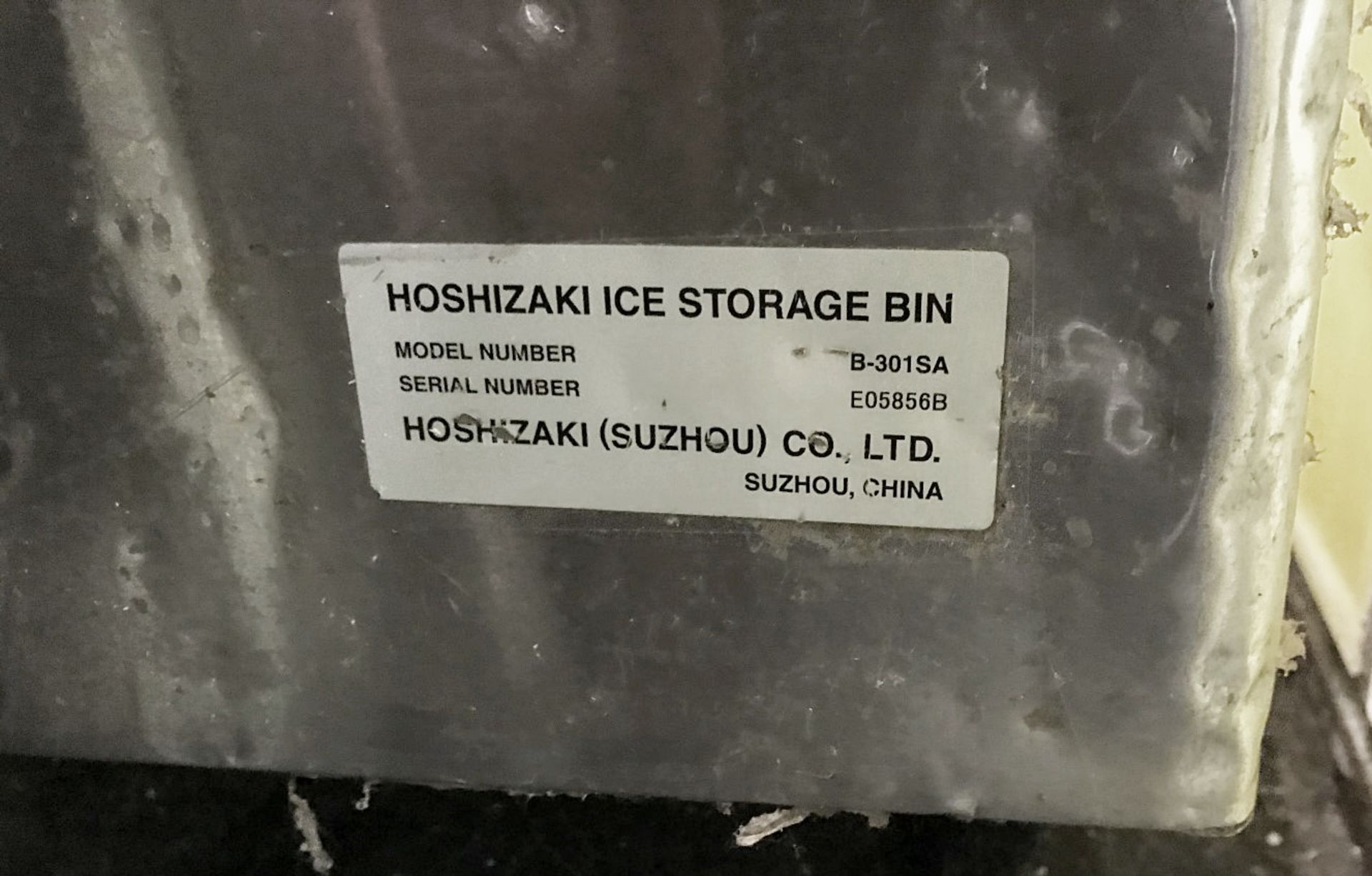 1 x HOSHIZAKI Ice Maker With Ice Bin Model FM-170AKE-SB - CL554 - Ref IM229 - Location: Altrincham - Image 2 of 6