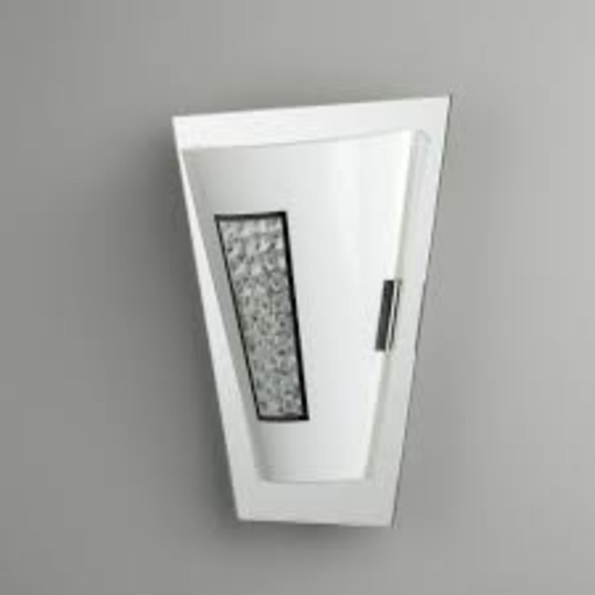 1 x Searchlight Chrome LED wall light with white glass - Ref: 3773-IP - New and Boxed - RRP: £110.40 - Image 3 of 4