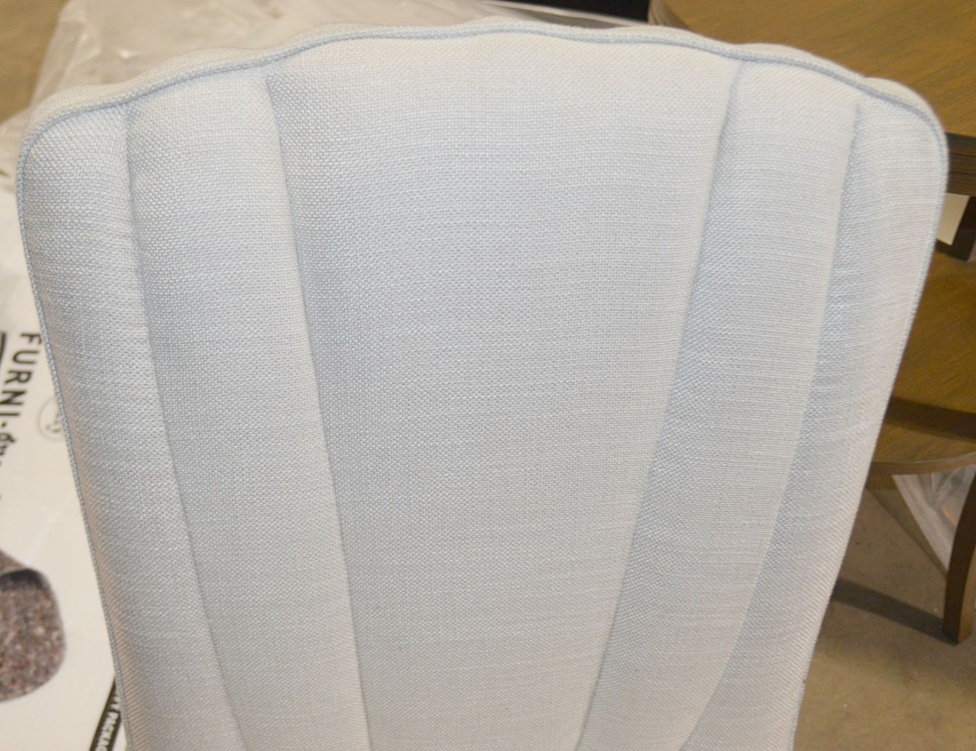 1 x JUSTIN VAN BREDA 'Charlotte' Fabric Upholstered Chair With Dark Grey Oak Frame - Original Price - Image 4 of 7