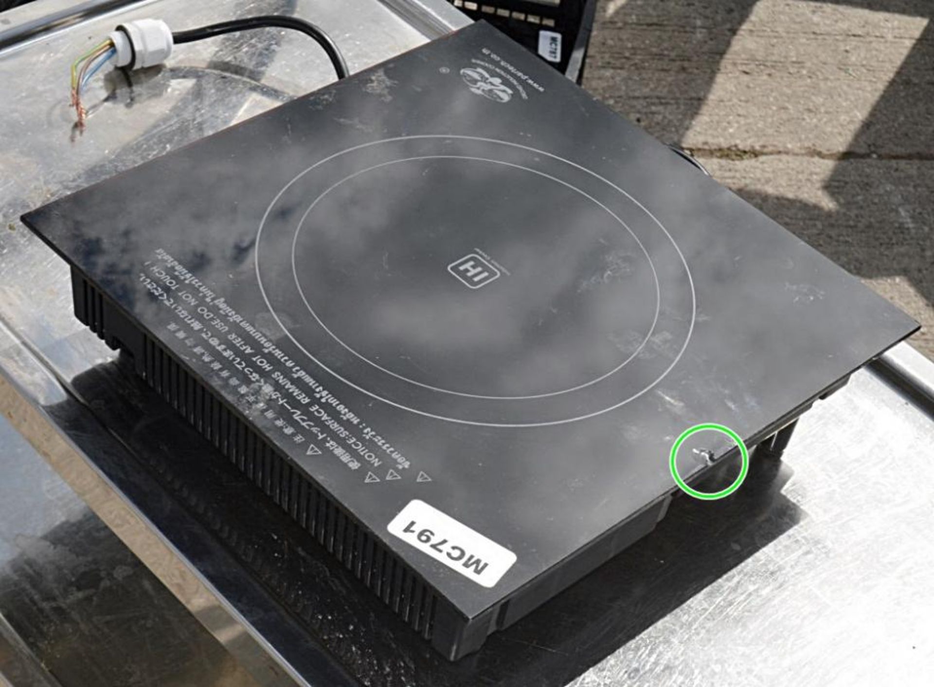 1 x Orchid IH-G1113A Induction Cooker - Pre-owned, Taken From An Asian Fusion Restaurant - Ref: MC79 - Image 2 of 4