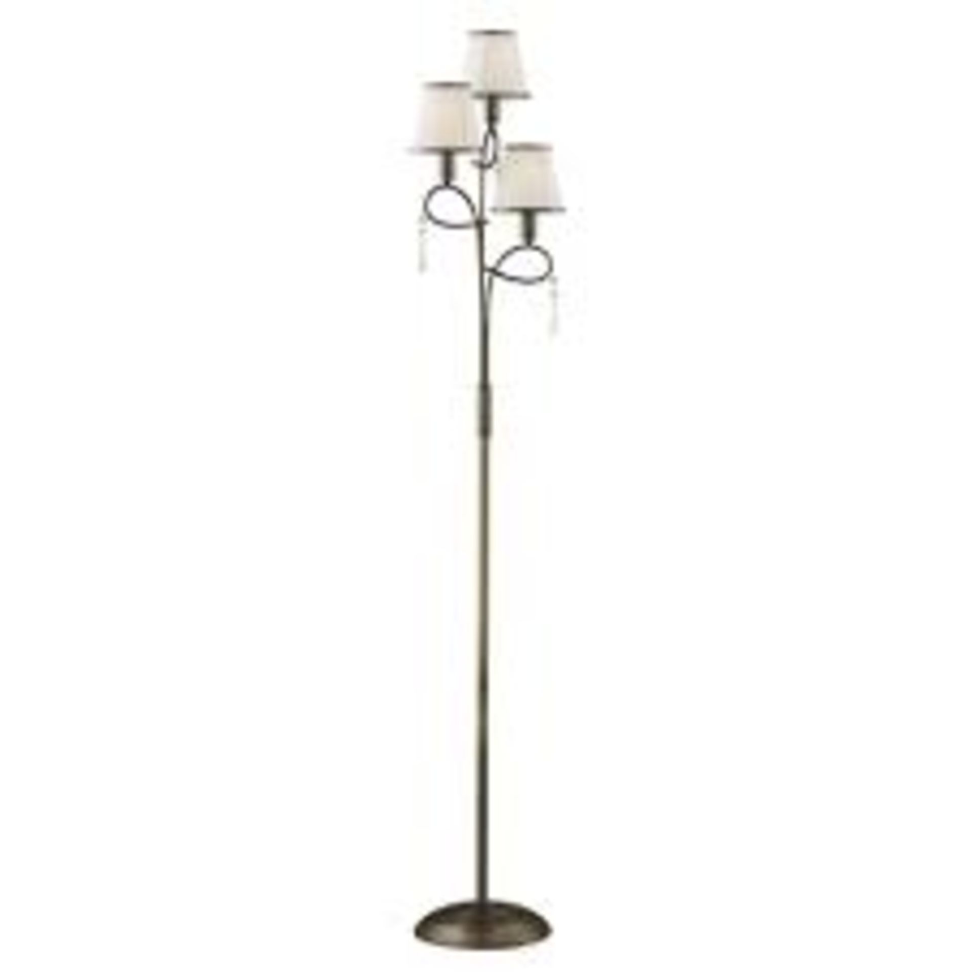 1 x Searchlight Simplicity Floor Lamp in Antique Brass - Ref: 5033AB - New and Boxed - RRP: £155.00 - Image 3 of 4
