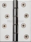 25 x Pairs of Heritage Brass Double Phospher Polished Chrome Door Hinges - RRP £450 - Brand New