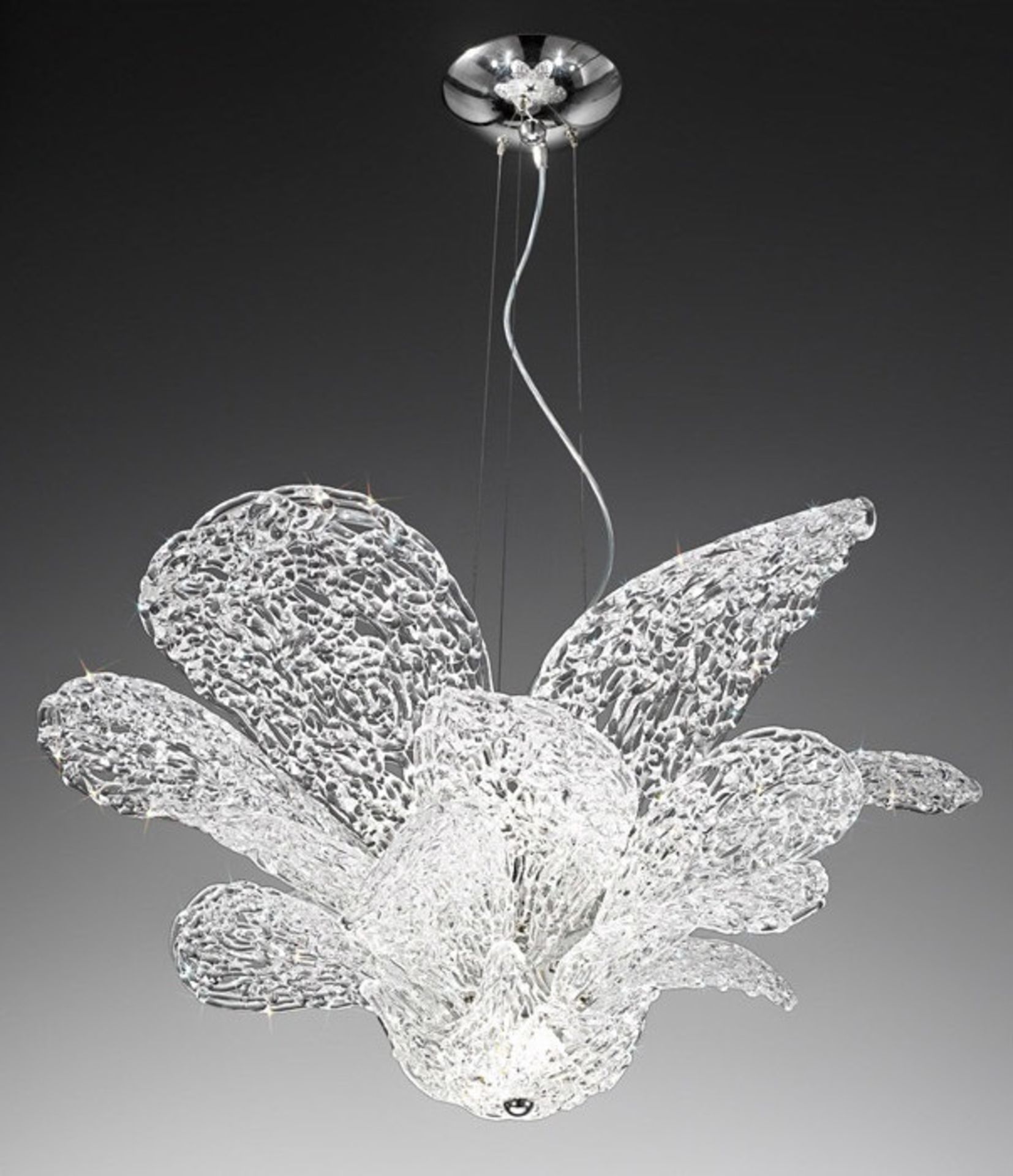 1 x KOLARZ Naomi 7-Light Crystal Glass Chandelier - Handcrafted In The EU - Original Price £2,029.70