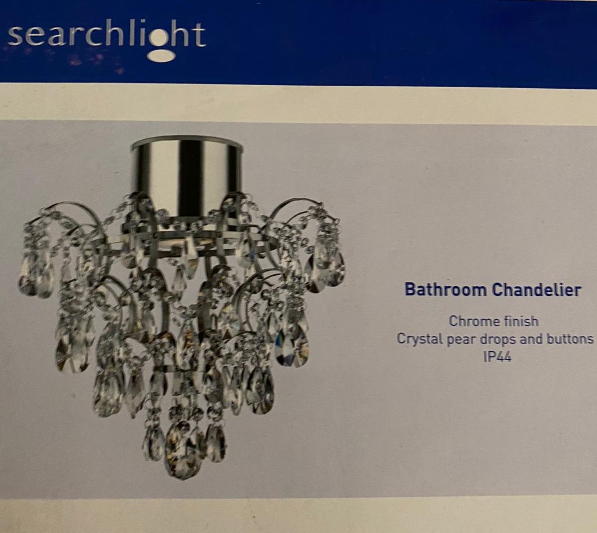 1 x Searchlight Bathroom Chandelier in chrome - Ref: 7901-1CC - New and Boxed - RRP: £200.00 - Image 5 of 5