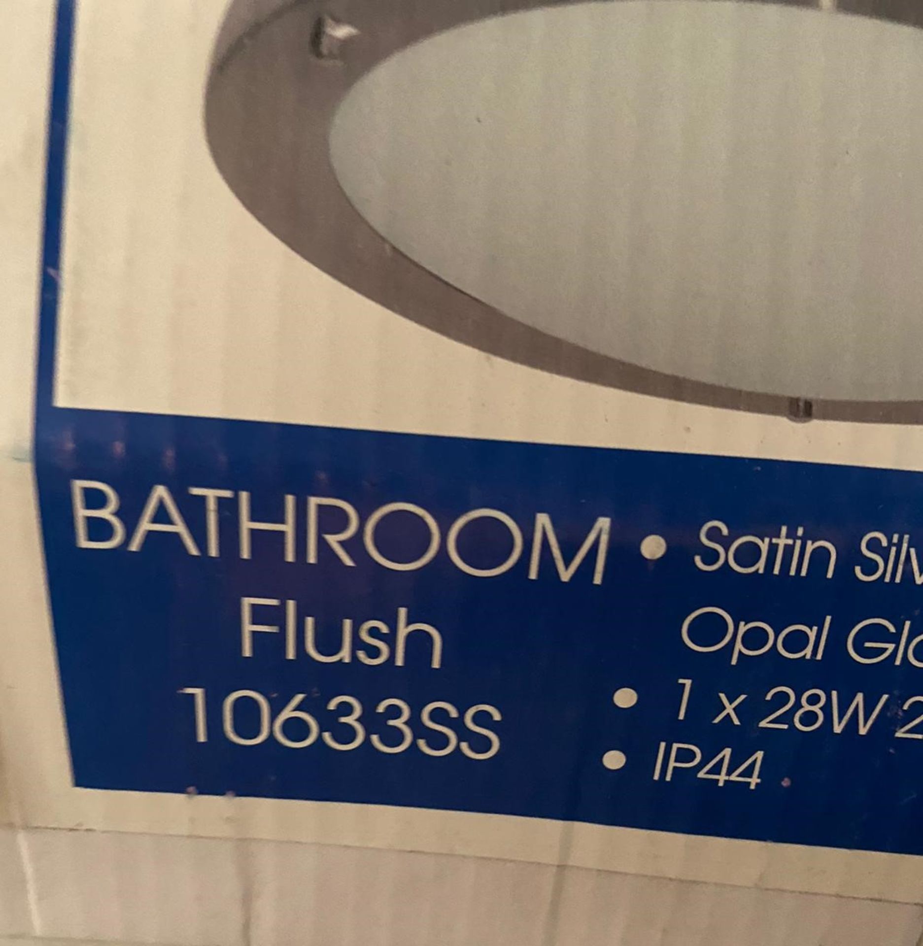 1 x Searchlight bathroom Flush in a satin silver finish - Ref: 10632SS - New and Boxed - RRP: £60.00 - Image 2 of 4