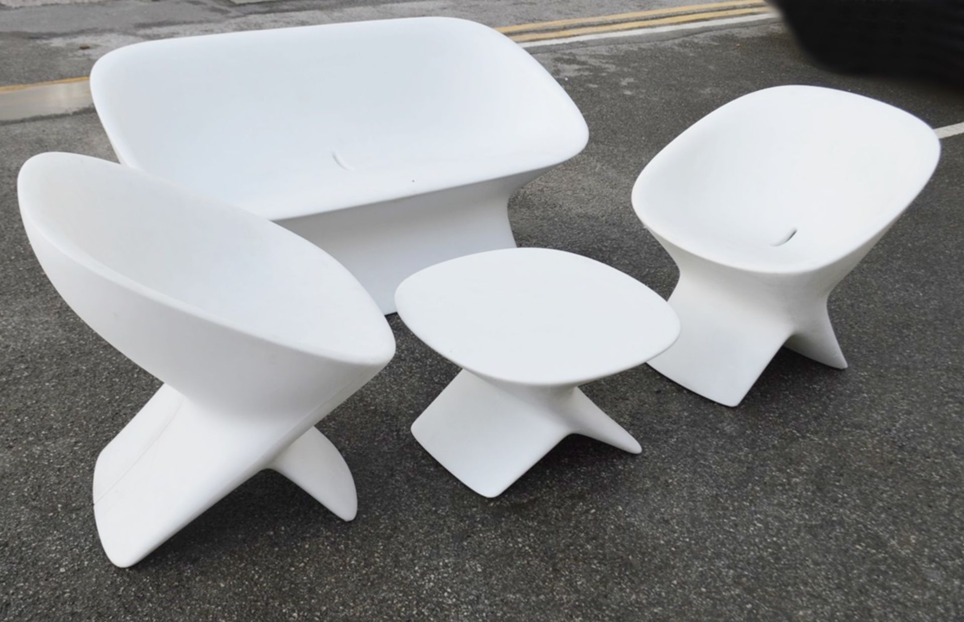 4-Piece QUI-EST PAUL Designer Garden Furniture Set - Made In France - Pre-owned - Originally £1,360! - Image 3 of 15