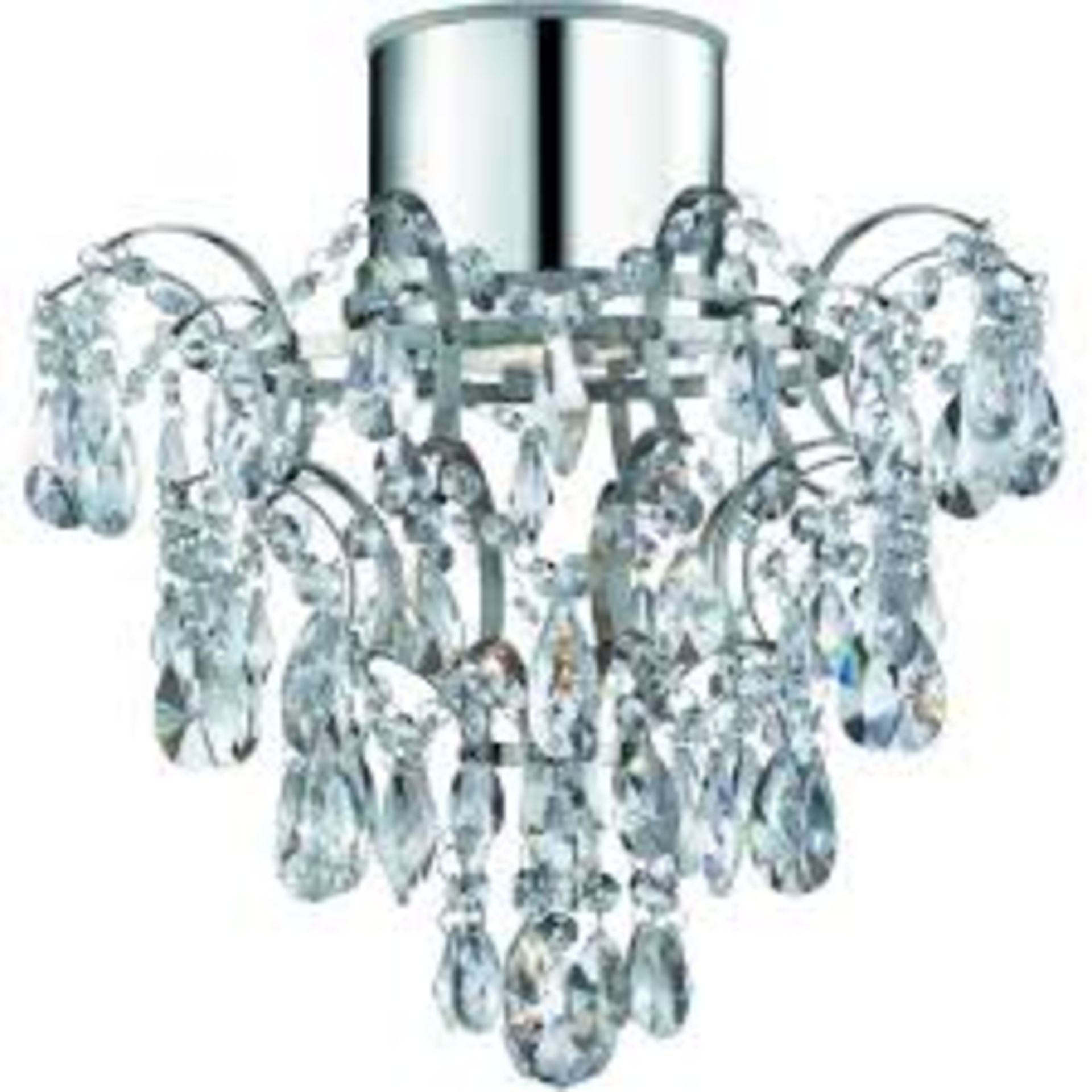 1 x Searchlight Bathroom Chandelier in chrome - Ref: 7901-1CC - New and Boxed - RRP: £200.00 - Image 4 of 5