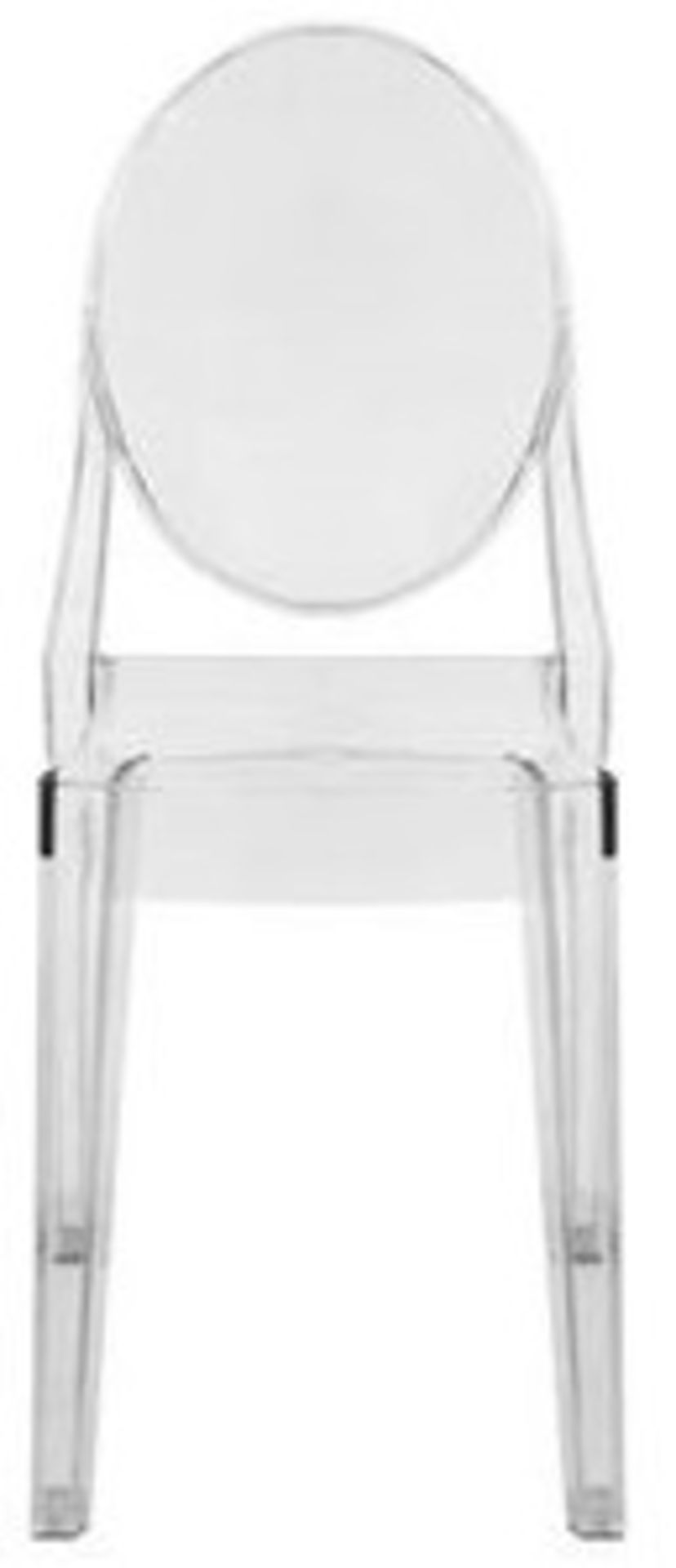 Set of 4 x Philippe Starck Inspired Louis Ghost Style Dining Chairs - New Boxed Stock - - Image 2 of 4