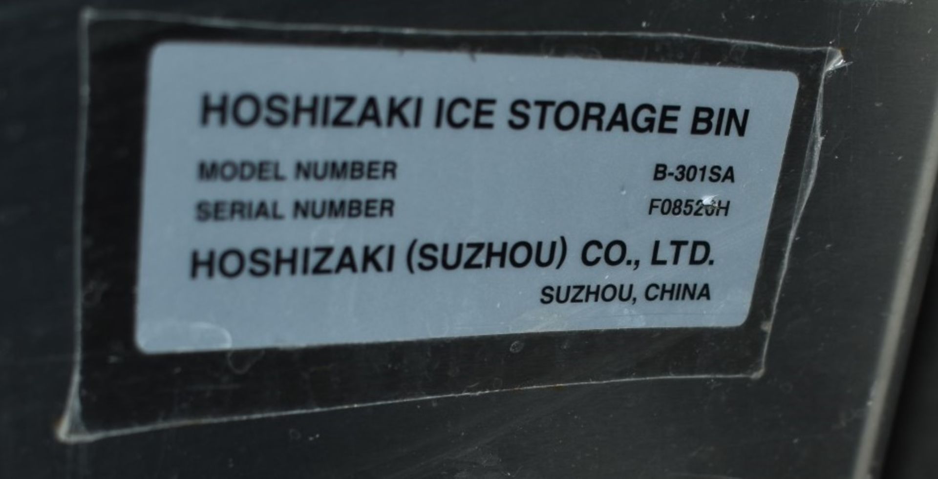 1 x Hoshizaki FM-170AKE-N-SB Upright Ice Machine With B-301SA Storage Bin - 240v - RRP £3,200 - Ref: - Image 5 of 7