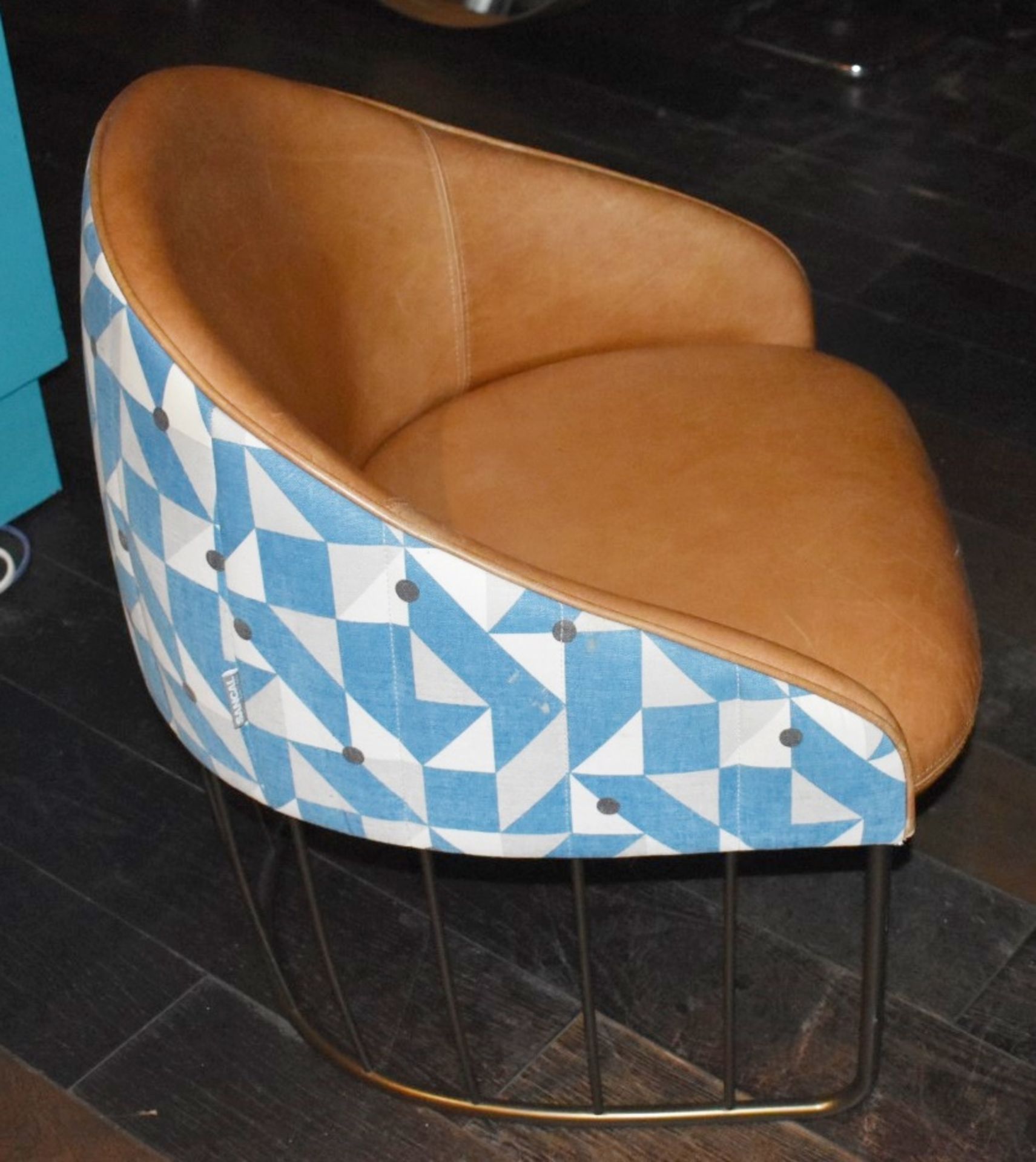 3 x Designer Sancal Lounge Chairs - Perfect for the Home, Hotels, Restaurants - Tan Seath With - Image 3 of 6