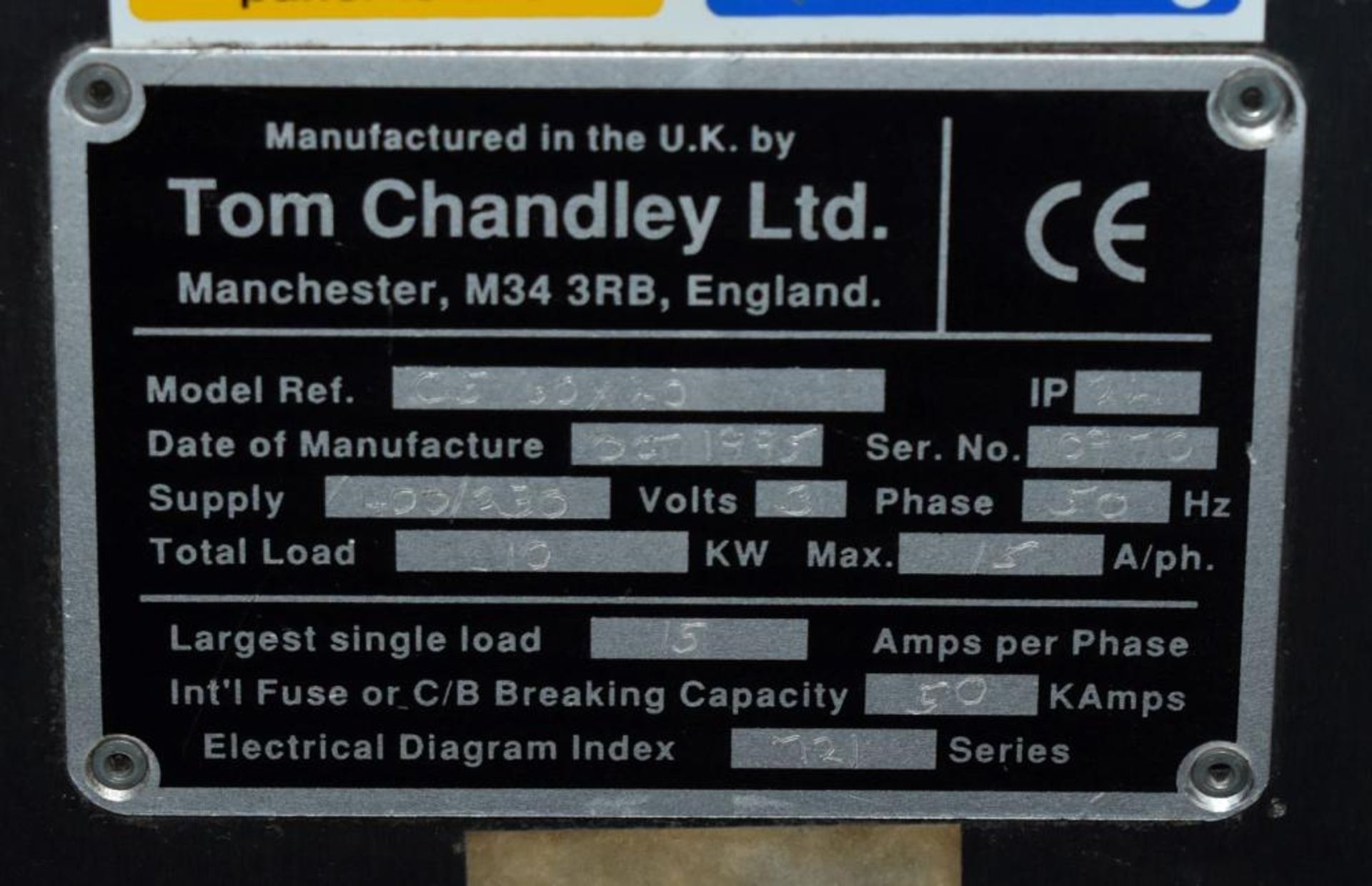 1 x Tom Chandley Double C5 60X40 Pie Oven With Stainless Steel Baking Tray Prep Bench - CL455 - Ref - Image 7 of 18