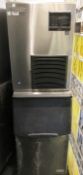 1 x HOSHIZAKI Ice Maker With Ice Bin Model FM-170AKE-SB - CL554 - Ref IM229 - Location: Altrincham