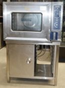 1 x HOBART CSDUC 6-Grid Combi Oven With Stand - 3 phase - Dimensions: H140 x W90 x D90cm - Stainless