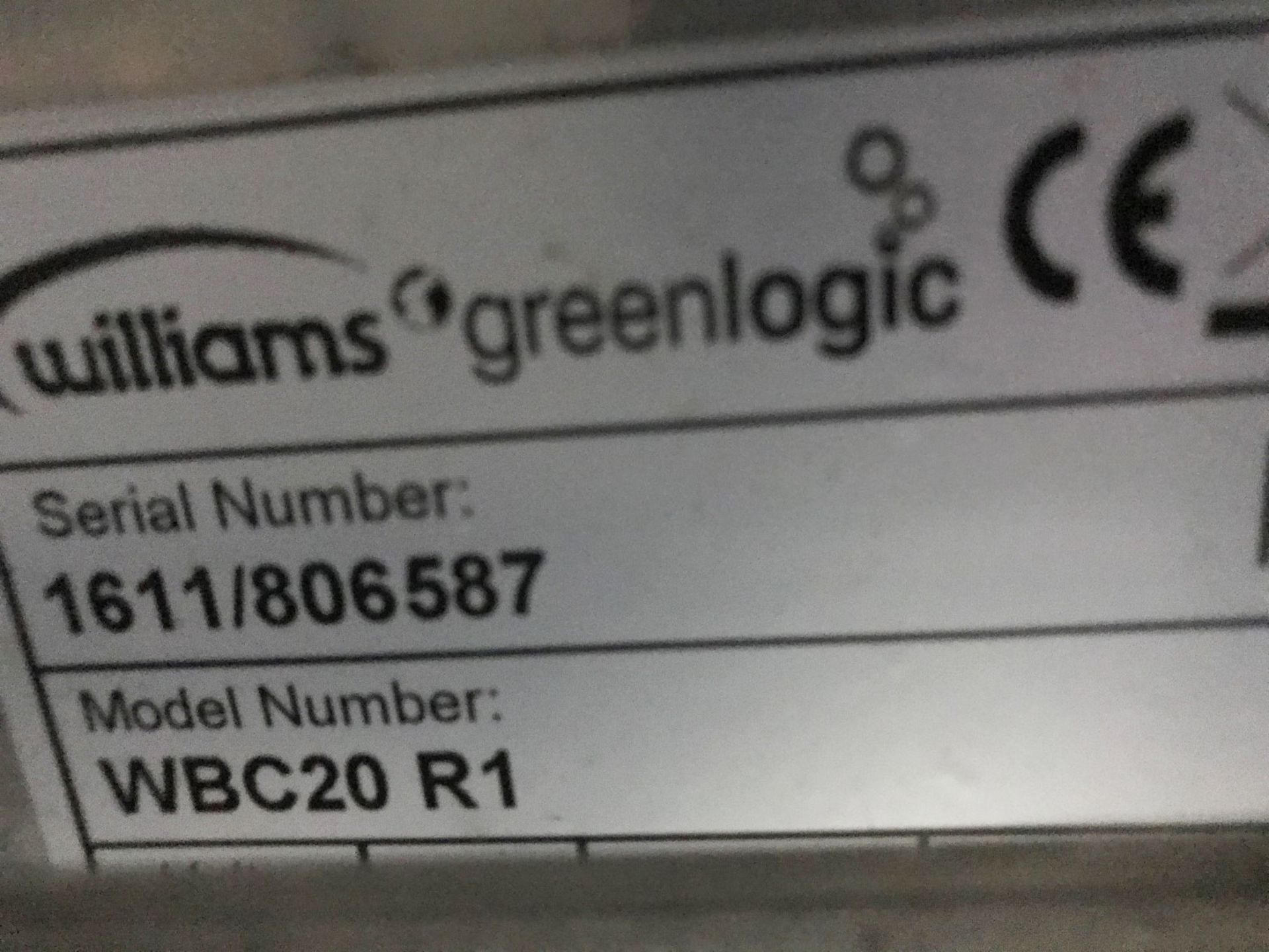 1 x Williams Blast Chiller - Model WBC20 R1 - CL554 - Ref IM288 - Location: Altrincham WA14 - Image 4 of 4