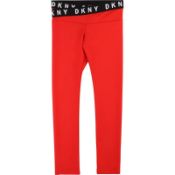 1 x DKNY Leggings Red - New With Tags - Size: 14A - Ref: D34960 - CL580 - NO VAT ON THE HAMMER - Loc